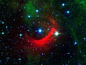 Star shock wave,space telescope image