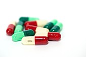 Antibiotic drug capsules