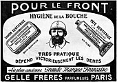 1916 toothpaste advert
