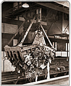 1920s waste treatment,historical image