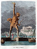 Colossus of Rhodes,illustration