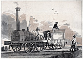 Planet locomotive,historical image