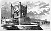 19th Century rail bridge,Italy