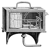 Pressure gauge recorder,19th century