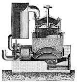 Ericsson hot air engine,19th century