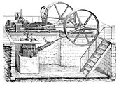 Cail steam engine,19th century