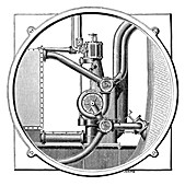 Steam engine pump,19th century
