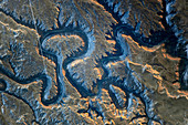 Green river canyon,Utah,ISS image