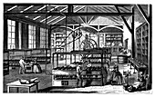 Candle factory,19th century
