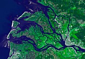 Arkhangelsk,Russia,satellite image
