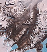 McMurdo Dry Valleys,satellite image