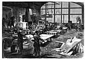 Wheel manufacturing,19th century