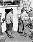 Evans and Scott on Terra Nova,1910