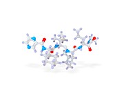 Telaprevir hepatitis drug molecule