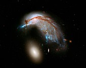 Colliding galaxies,Hubble image
