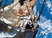 Skylab space station space-walk
