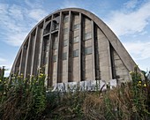 Abandoned sugar silo