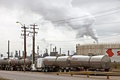 Syncrude tar sands upgrader plant