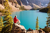 Moraine Lake in the Canadian Rockies