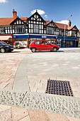 shared space in Poynton,Cheshire,UK