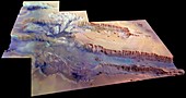 Valles Marineris,Mars Express composite