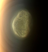 Vortex on Titan,Cassini image