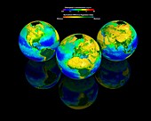 Global chlorophyll distribution