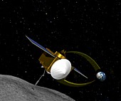 OSIRIS-REx asteroid mission,illustration