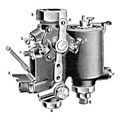 Claudel carburettor,illustration