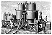 Hydrogen gas production apparatus,1890s