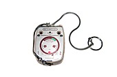 Light meter on white background