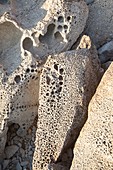 Eroded rocks on Lemnos,Greece