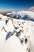 Snow on Red Screes,Lake District,UK