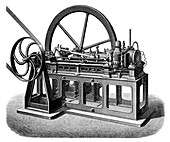 First gas engine,1860