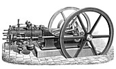 Otto gas engine,19th century
