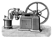 Otto petrol engine,19th century