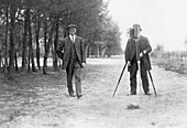 Wilbur Wright and photographer,1909