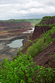 Open pit iron mine,USA