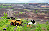 Open pit iron mine,USA