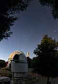 Milky Way over Mount Wilson Observatory
