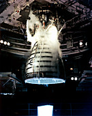 Space Shuttle engine testing,1981
