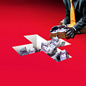 Swiss banking,conceptual image