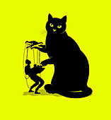 Cat ownership dynamics,conceptual image