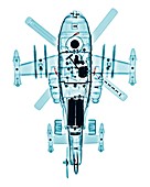 Toy helicopter,X-ray