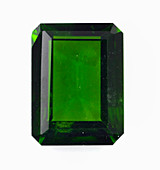 Cut Diopside gemstone