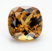 Cut yellow Vesuvianite gemstone