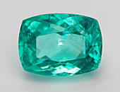 Cut green Paraiba Tourmaline gemstone