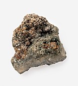 Humite in rock groundmass