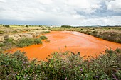 Contaminated mine effluent
