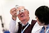 Optometry lens demonstration